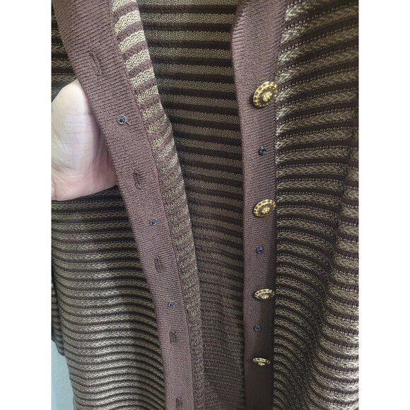 VTG ST JOHN Collection Marie Gray Santana Knit Blazer Jacket W/Skirt Sz 12 - Picture 10 of 16